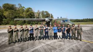Persiapan operasi modifikasi cuaca IKN di Base Ops Lanud Dhomber Balikpapan, Jumat (21/8/2026) (foto : dok IKN/Lanud Dhomber)