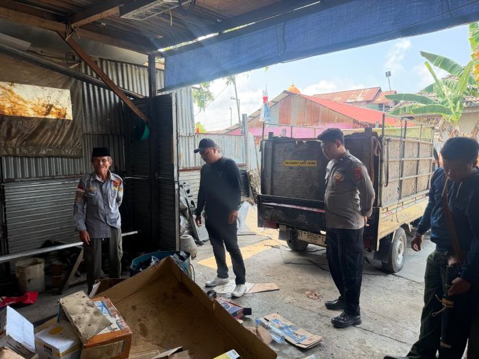 Lokasi kejadian perkara di Manggar Balikpapan Timur (foto : Dok Polresta Balikpapan)