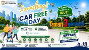 Car Free Day (CFD) Balikpapan resmi diluncurkan pada Minggu (23/8/2026)