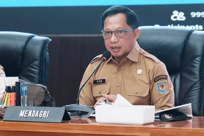 Menteri Dalam Negeri (Mendagri) Muhammad Tito Karnavian