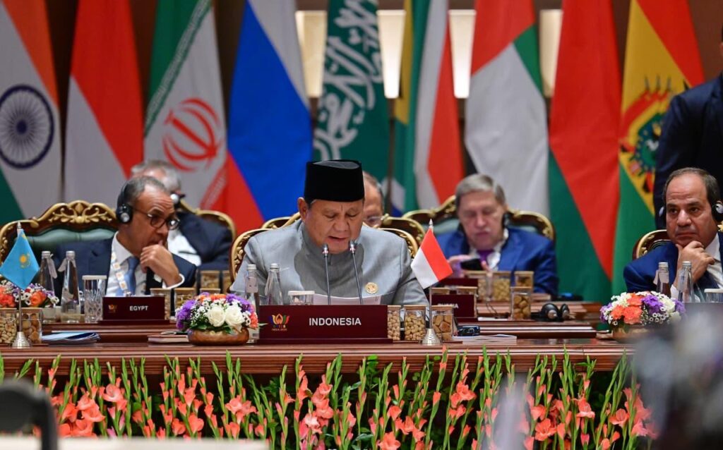 Konferensi Tingkat Tinggi (KTT) BRICS 2026 di Bharat Mandapam, New Delhi, Republik India, pada Minggu (13/09/2026).