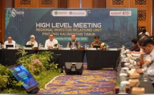 High Level Meeting Regional Investor Relations Unit (HLM RIRU) Kaltim 2026 di Ballroom Maratua, Kantor Perwakilan Bank Indonesia Kaltim, Rabu (16/9/2026).