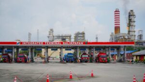Fasilitas Integrated Terminal Balikpapan milik Pertamina.