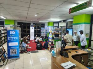 ruang baca di Dinas Perpustakaan dan Kearsipan (Dispustakar) Kota Balikpapan