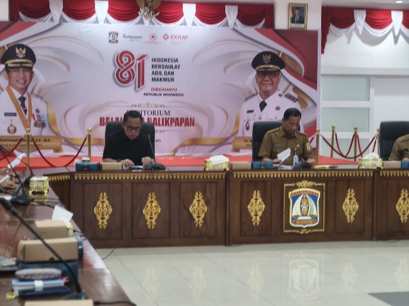 Rapat Koordinasi Pokja Pengembangan Perumahan dan Kawasan Permukiman (PKP) Kota Balikpapan 2026 yang mengangkat tema persoalan perizinan sektor perumahan dan kawasan permukiman, Senin (15/9/2026).