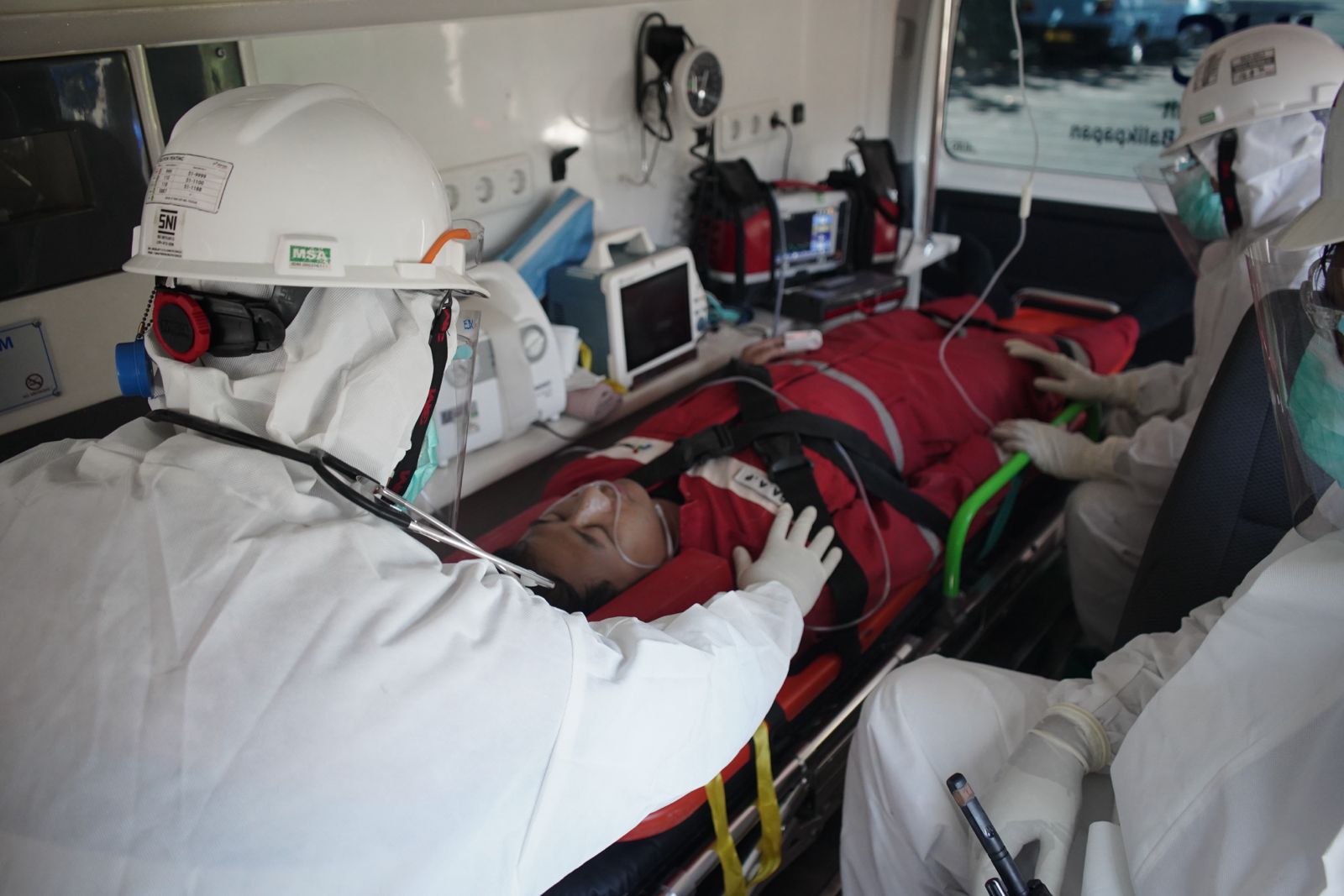 Pekerja Diskenariokan Suspek MERS-CoV, Pertamina Patra Niaga RU V Balikpapan Uji Kesiapsiagaan Darurat
