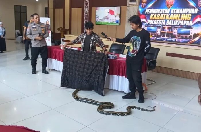 Latihan Peningkatan Kemampuan (Latpuan) Kasatkamling se-Kota Balikpapan