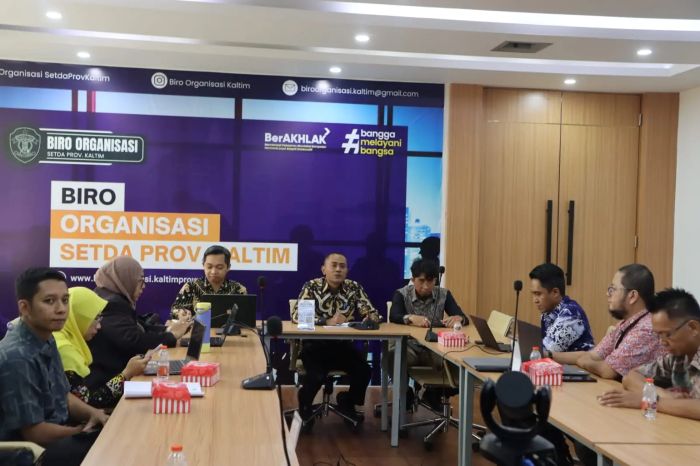 Focus Group Discussion (FGD) Pemprov Kaltim bersama BRIN dan sejumlah perangkat daerah di lingkungan Pemprov Kaltim, Kamis (3/9/2026). (foto : Pemprov)