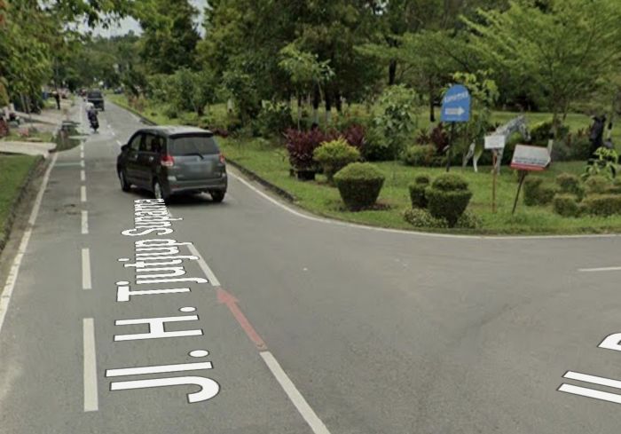 Jalan Balikpapan Baru dari Bundaran Monyet (foto : Inibalikpapan/Samsul)