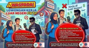 Pemerintah menemukan dan menurunkan 7.908 konten iklan lowongan kerja luar negeri fiktif yang beredar di internet.