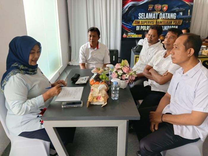 Polresta Balikpapan mendapat penguatan melalui supervisi dari Badan Intelijen dan Keamanan (Baintelkam) Polri, Rabu (9/9/2026)