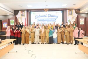Tahapan penilaian dilakukan melalui wawancara dan pemaparan praktik baik secara virtual dari Aula Desa Mandiri DPMPD Provinsi Kalimantan Timur, Selasa (15/9/2026