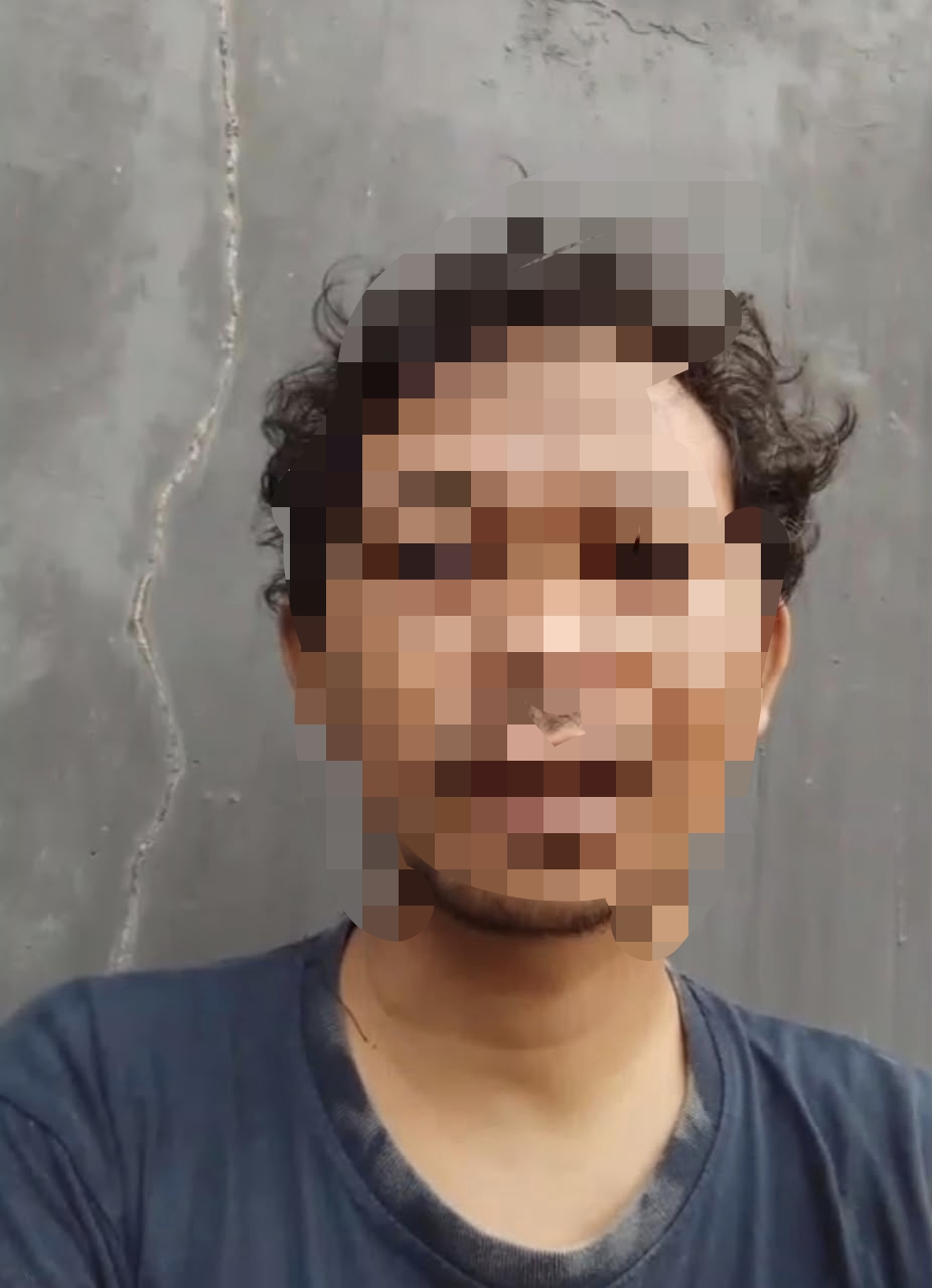 Tersangka yang diamankan (foto : Humas Polda Kaltim)