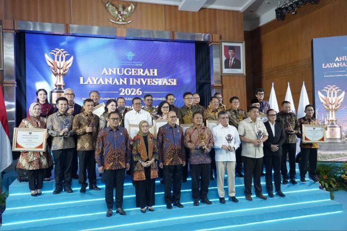 Anugerah Layanan Investasi 2026 berlangsung di Auditorium Nusantara Kementerian Investasi dan Hilirisasi/BKPM, Jakarta Selatan, Rabu (16/9/2026) (foto : Humas Pemkot Balikpapan)