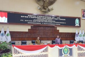 Rapat Paripurna ke-24 DPRD Kaltim Tahun 2026, Senin (7/9/2026),